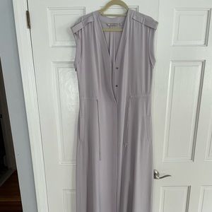 Athleta lilac sleeveless button front dress worn once. Excellent condition.